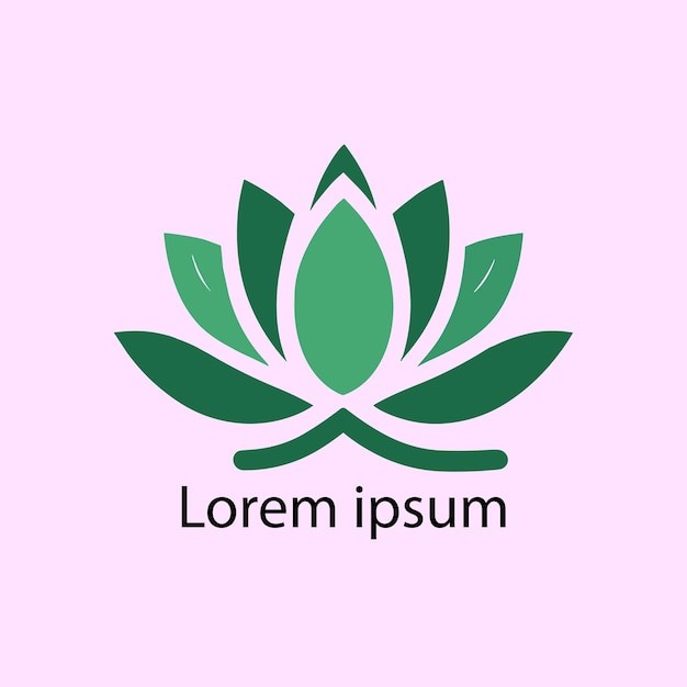 花朵花卉莲花标志logo