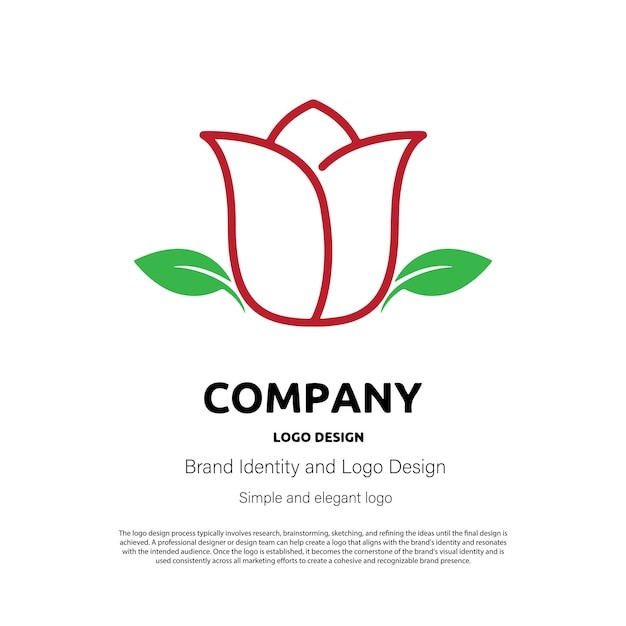 花朵花卉标志logo