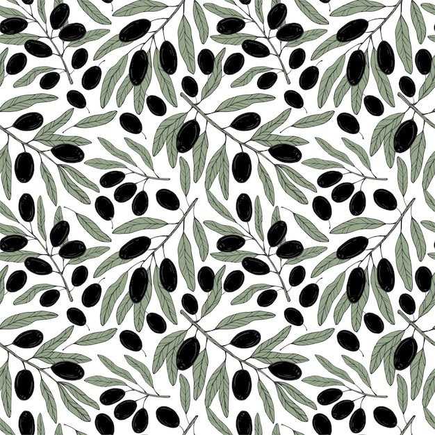 橄榄枝叶花纹