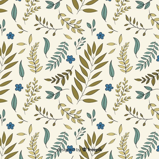 复制植物枝叶树叶花纹