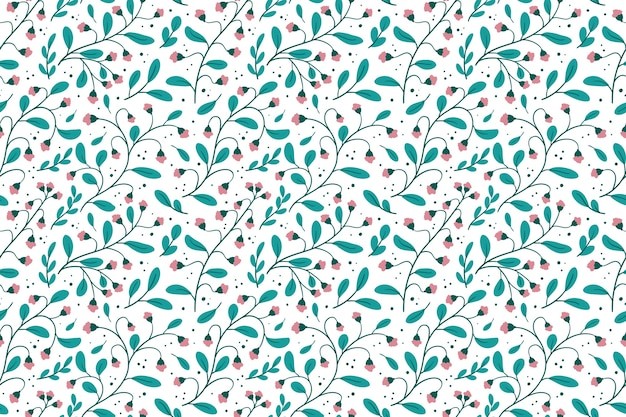 花卉植物枝叶花纹