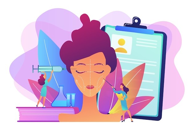 美容医美概念插画插图