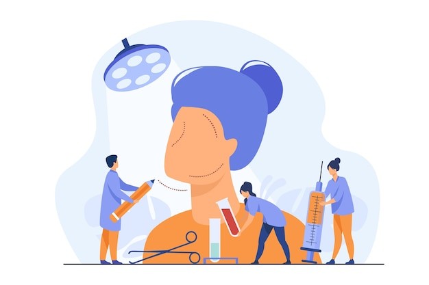 美容医美概念插画插图