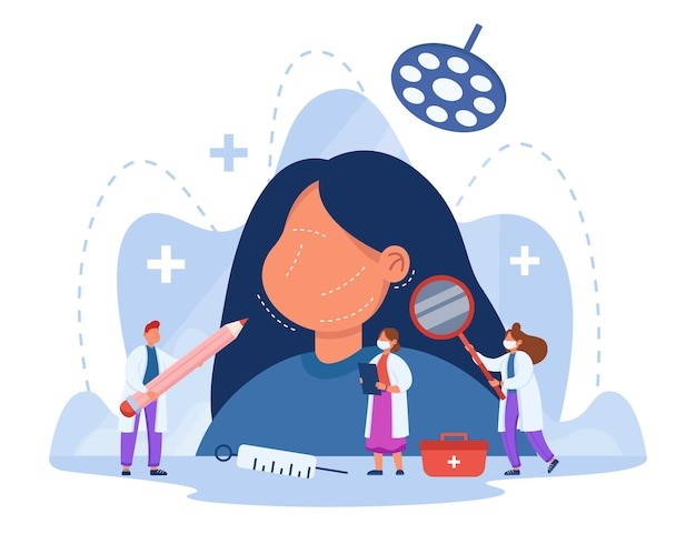 美容医美概念插画插图