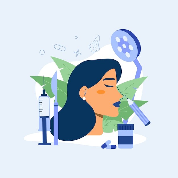 美容医美概念插画插图