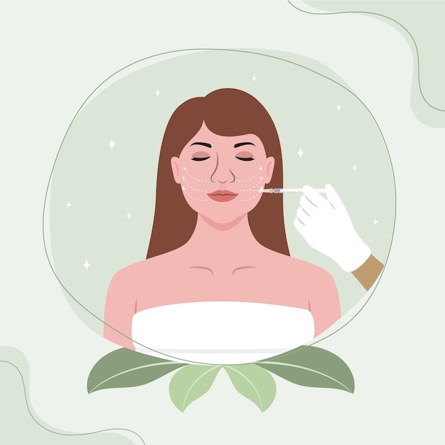 美容医美概念插画插图