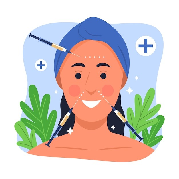 美容医美概念插画插图