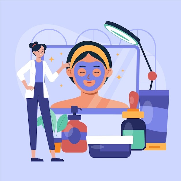 美容医美概念插画插图