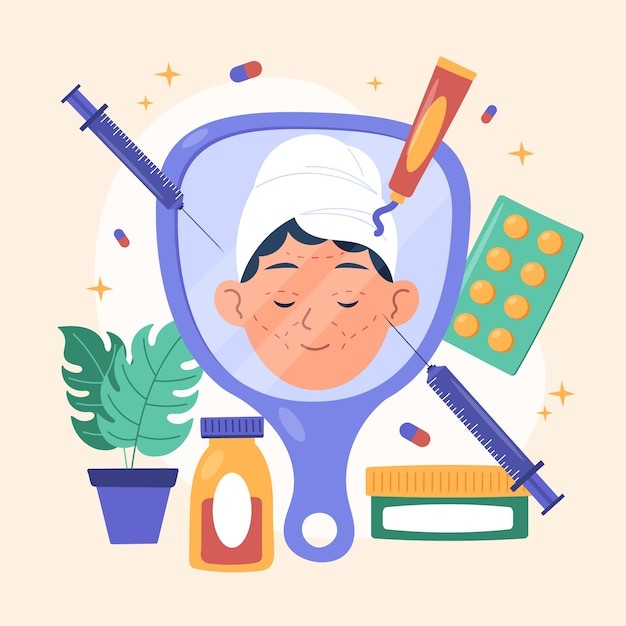 美容医美概念插画插图