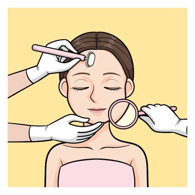 美容医美概念插画插图