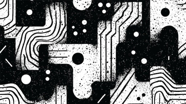 抽象迷宫阿兹特克艺术风格纹理底纹背景