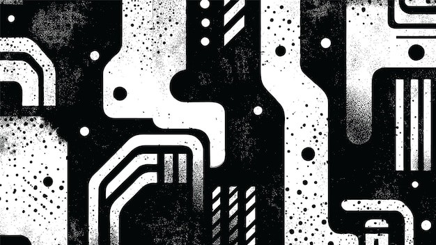 抽象迷宫阿兹特克艺术风格纹理底纹背景