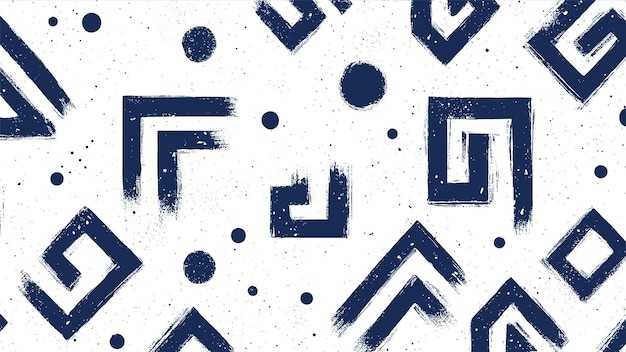 抽象迷宫阿兹特克艺术风格纹理底纹背景