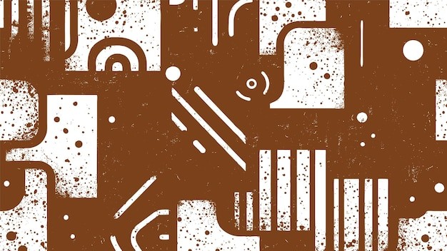 抽象迷宫阿兹特克艺术风格纹理底纹背景