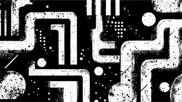 抽象迷宫阿兹特克艺术风格纹理底纹背景