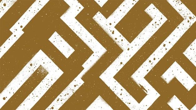 抽象迷宫阿兹特克艺术风格纹理底纹背景