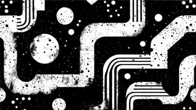 抽象迷宫阿兹特克艺术风格纹理底纹背景