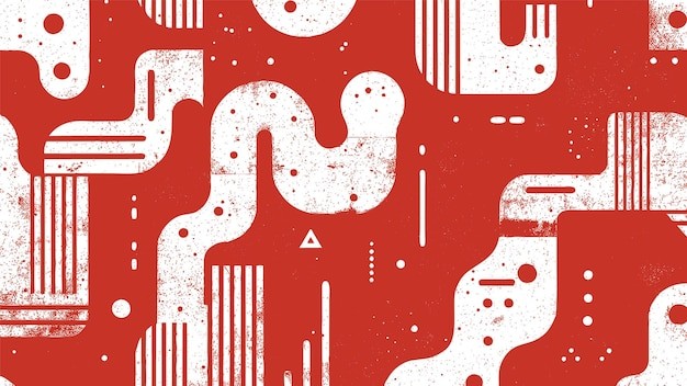 抽象迷宫阿兹特克艺术风格纹理底纹背景