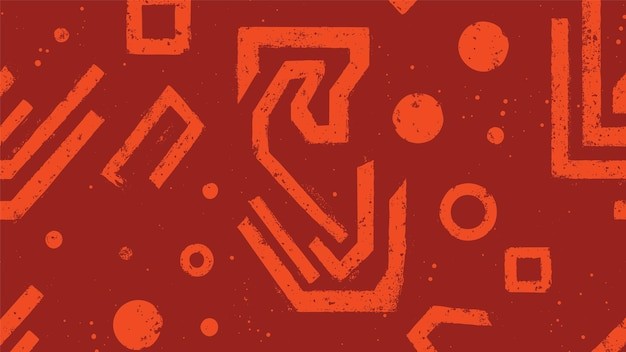 抽象迷宫阿兹特克艺术风格纹理底纹背景