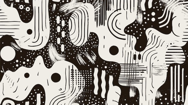 抽象迷宫阿兹特克艺术风格纹理底纹背景