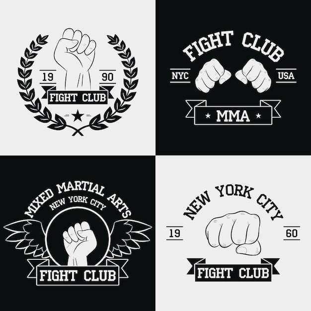 拳头手势标志logo