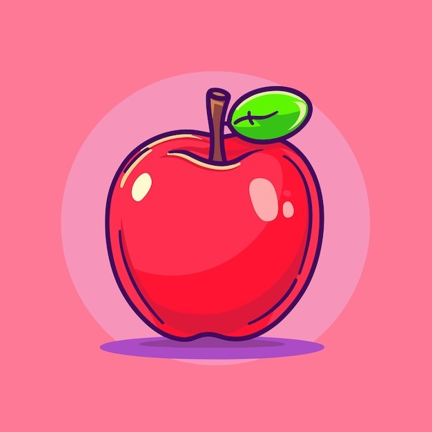 苹果水果插画元素