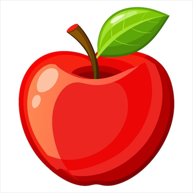 苹果水果插画元素