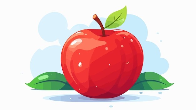 苹果水果插画元素