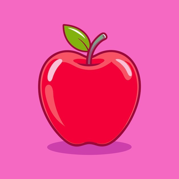 苹果水果插画元素