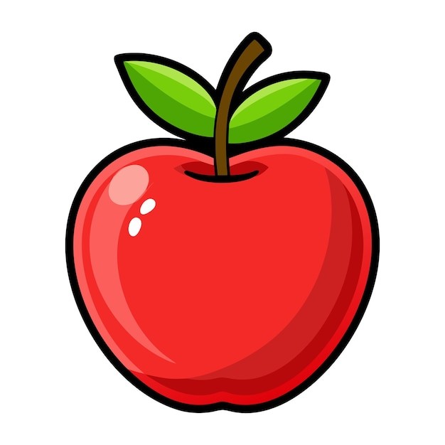 苹果水果插画元素