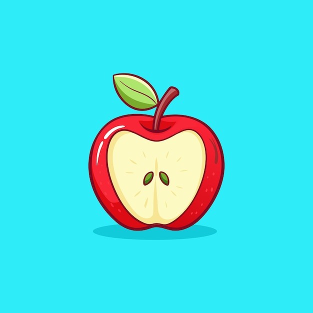 苹果水果插画元素