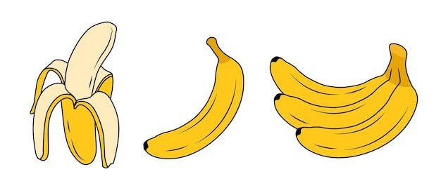 香蕉水果元素