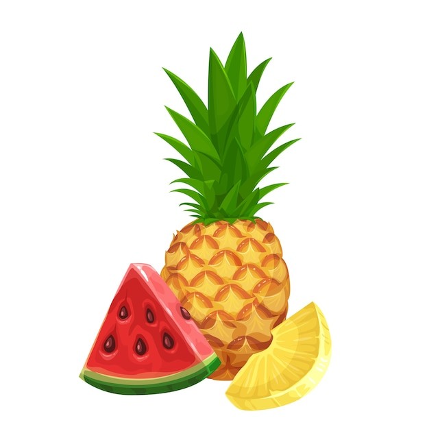 菠萝水果元素