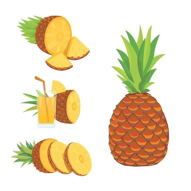 菠萝水果元素