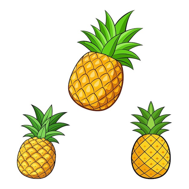 菠萝水果元素