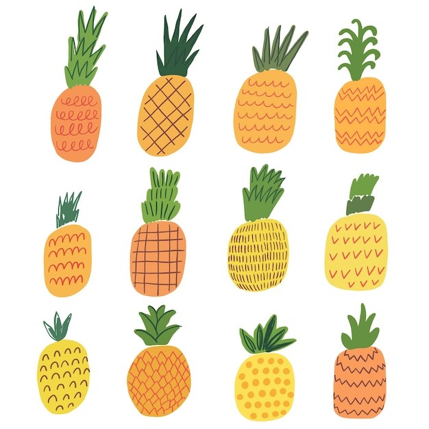 菠萝水果元素