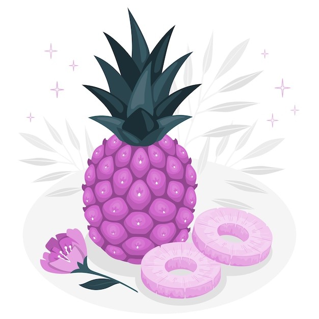 菠萝水果元素