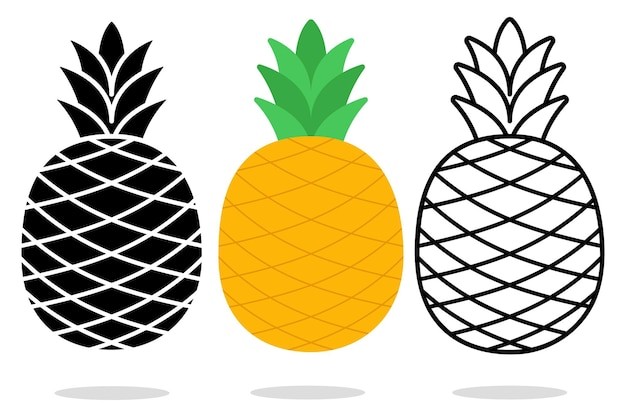 菠萝水果元素