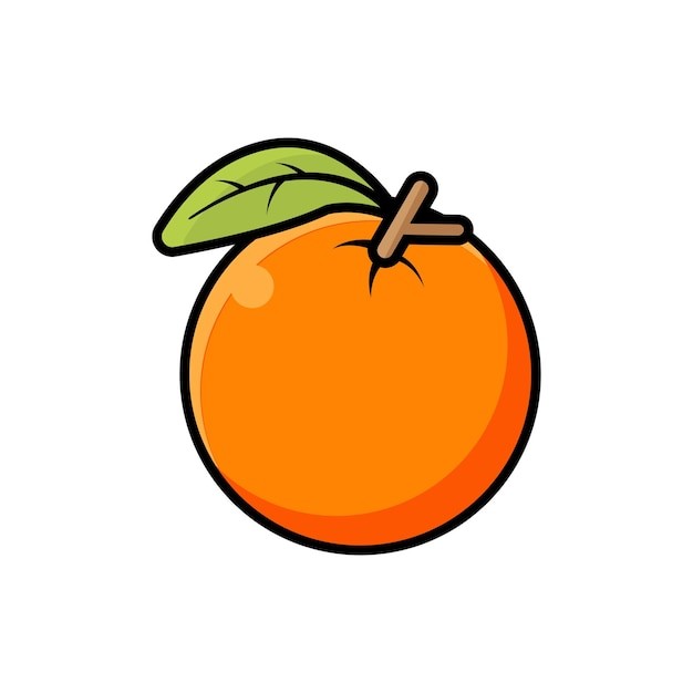 橘子桔子水果元素