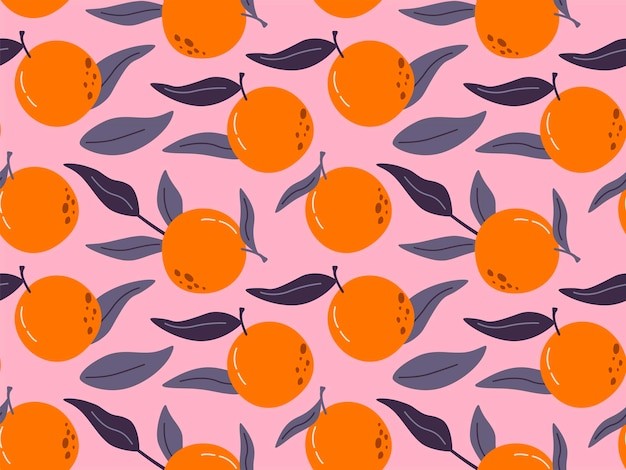 橘子桔子水果元素