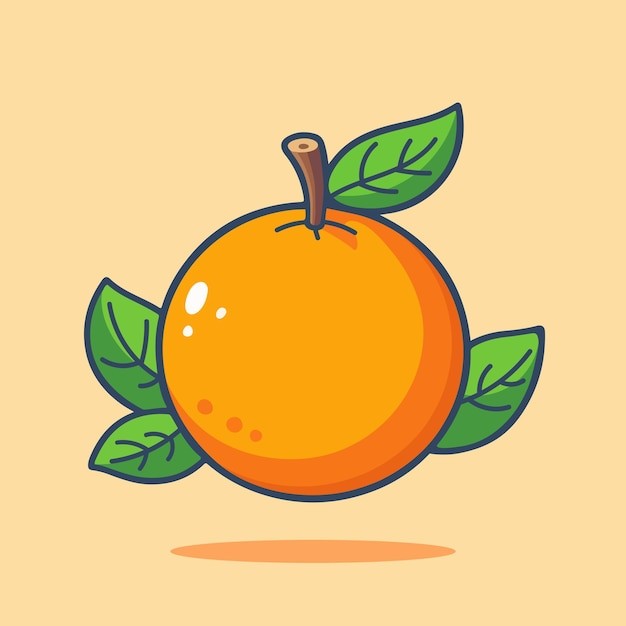 橘子桔子水果元素