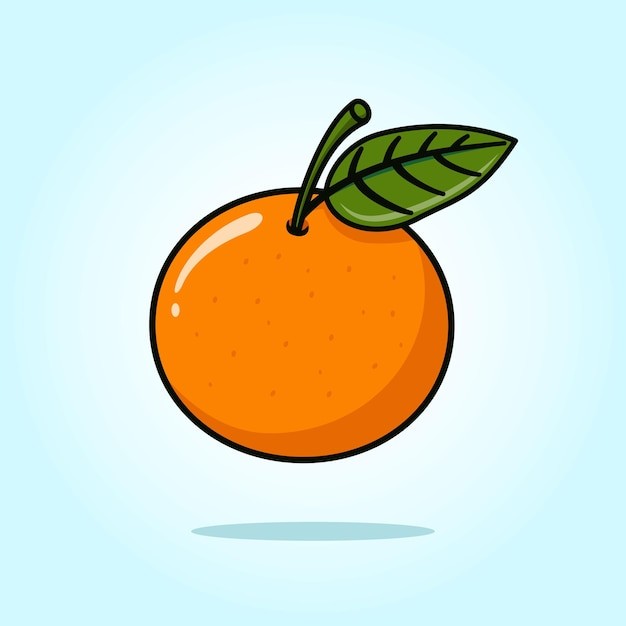 橘子桔子水果元素