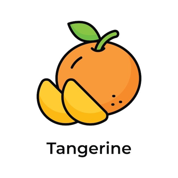 橘子桔子水果元素