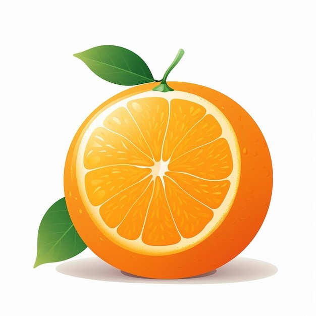 橙子水果元素