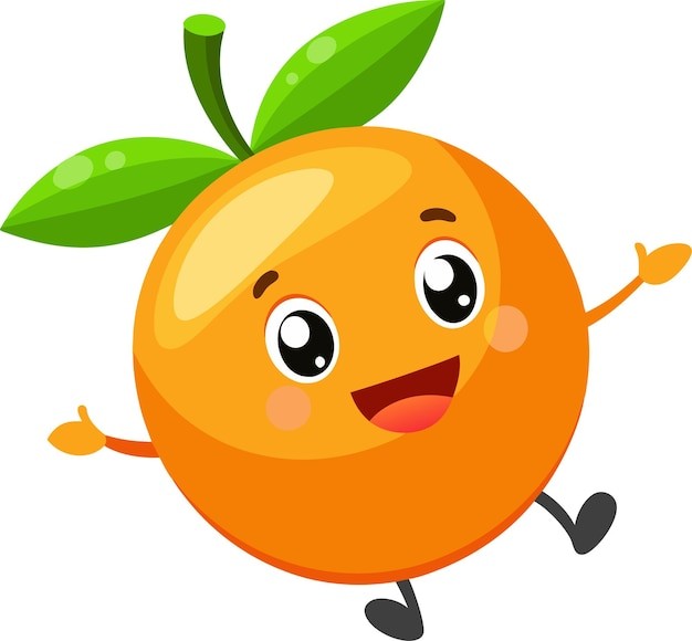 橙子水果元素