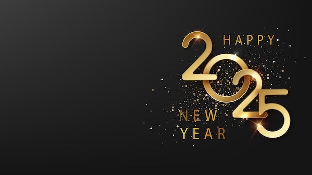 2025年新年艺术数字元素