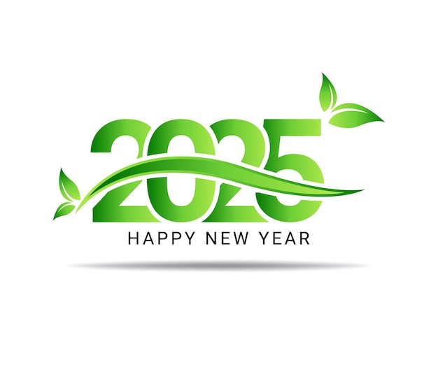 2025年新年艺术数字元素