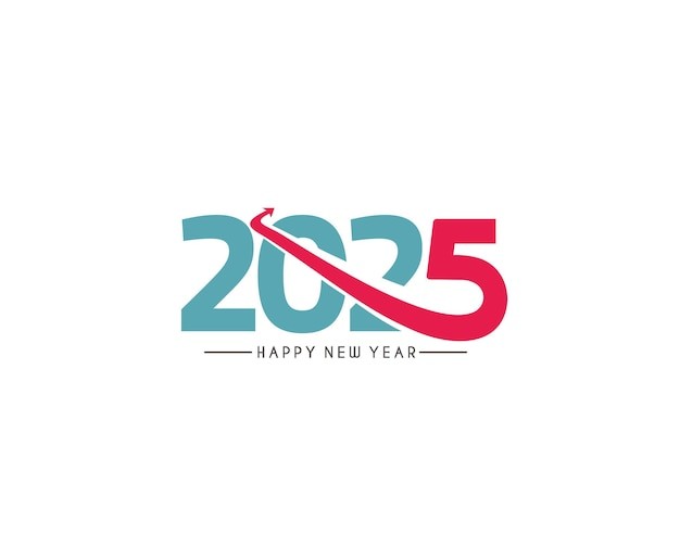 2025年新年艺术数字元素