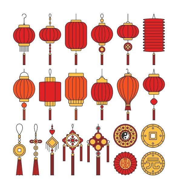 中式灯笼挂饰