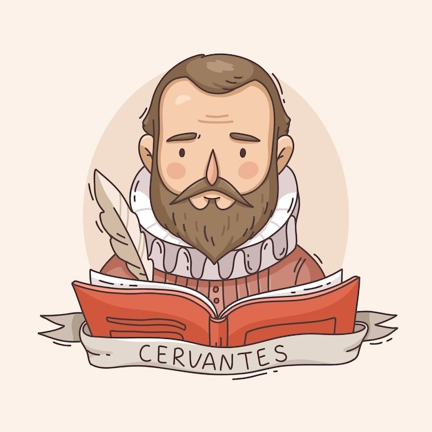 手绘塞万提斯